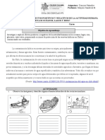 GUIA DE CIENCIAS 5° Agua Actividad Humana N°3 Carta