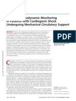 Hemodymamic Monitoring