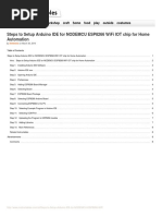 Steps To Setup Arduino IDE For NODEMCU ESP8266 WiF