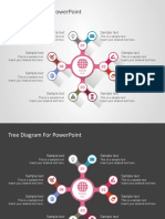 Tree Diagram For Powerpoint: Sample Text Sample Text