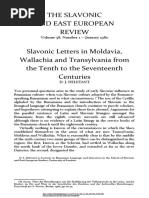 Slavonic Letters in Moldavia