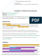 Medication Overuse Headache - Treatment and Prognosis - UpToDate