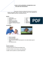 Higiene de La Boca en Pacientes Incapacitados o en Estado Inconsciente