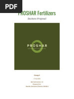 PROSHAR Fertilizers: Business Proposal