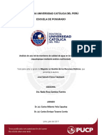 Análisis de Una Red de Monitoreo de Calidad de Agua en La Cuenca Del Río