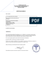 Certificado Medico