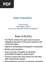 Data Acquisition: T.Kalanithy Chief Manager, SRLDC Power Grid Corporation of India LTD, Bangalore