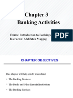 Chapter 3 Banking Activities