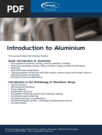 Basic Introduction To Aluminium