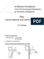 Piles - Lateral Capacity and Lateral Response