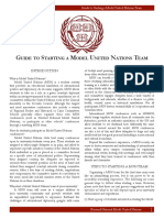 HNMUN Guide To Starting A MUN Team 2021 PDF