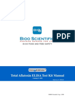 MaxSignal Total Aflatoxin ELISA Test Kit Manual