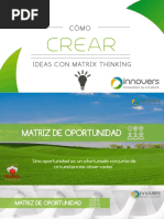 8 - MatrixThinking - Como Crear Matriz de Oportunidad