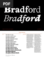 LL Bradford Type Sample