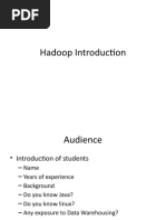 Hadoop Introduction