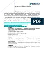 2.1. ESPECIFICACIONES TECNICAS ESTRUCTURAS (Carlos)