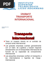 UNIDAD II-transporteinternacional