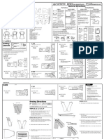 2409 General Directions: Cutting/Marking The Pattern