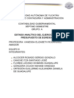 Estado Analitico Del Ejercicio Del Prsupuesto de Egresos