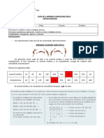 6.guia N°3 Minimo Comun Multiplo 3. Marzo