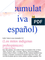 Acumulativa Español