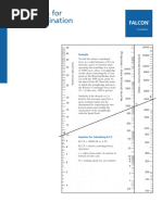 Nomograph For RCF Determination: Example