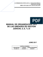 Manual de Organización Tipo de Las Unidades de Gestión JUDICIAL 5, 6, 7 y 8