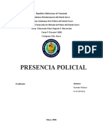 Presencia Policial