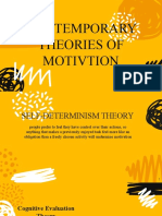 Contemporary Theories of Motivtion