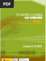 Modulo 1. Sonido y Musica Por Ordenador. 05 El MIDI