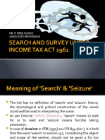 Search Seizure Income Tax Act