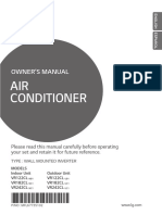 AIR Conditioner: Owner'S Manual