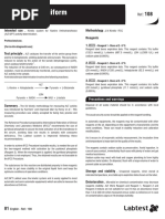 Intended Use - Methodology - Reagents 1.