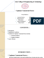 Coplanar Concurrent Forces