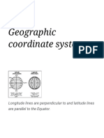 Geographic Coordinate System