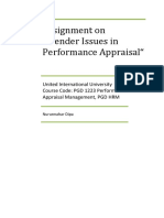 Assignment On " Gender Issues in Performance Appraisal"