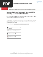 Functionally Graded Biomimetic Biomaterials in Dentistry: An Evidence-Based Update