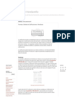 Zona Del Docente Hondureño: Formato - Boleta de Calificaciones - Honduras