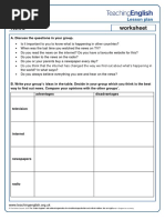 News Worksheet: Lesson Plan