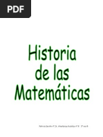 História de Las Matemáticas