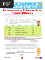 Aproximaciones y Ordenamiento de Números Naturales para Cuarto de Primaria