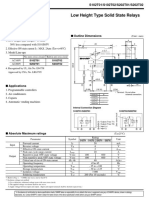 S102T01/S102T02 S202T01/S202T02: Low Height Type Solid State Relays