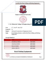 Gujarat Technical University: Road Making Equipments