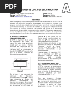 Aplicaciones de Los Jfet en La Industria