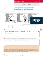 Ficha Remedial 4 Analizar La Disposicion Temporal de Los Acontecimientos de Una Narracion PDF