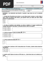 Guía Multiplicación y División 2