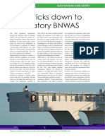 Clock Ticks Down To Mandatory BNWAS: Navigation and Safety