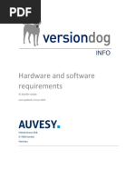 Hardware and Software Requirements: © Auvesy GMBH