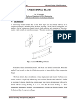 Module 1 UNRESTRAINED BEAMS