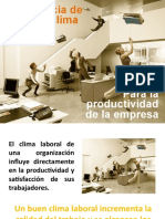 Para La Productividad de La Empresa